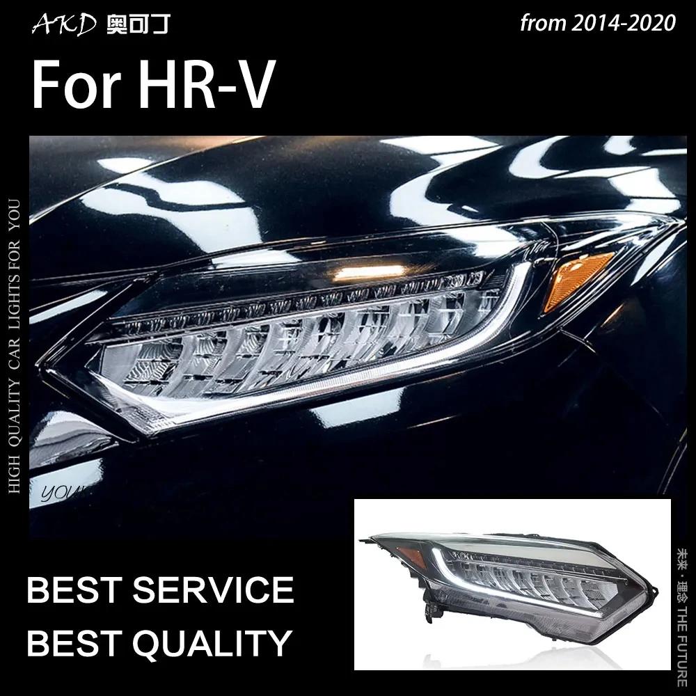 AKD  , Honda HR-V Ʈ 2014-2020 HRV  LED Ʈ, DRL  , Hid Bi Xenon ڵ ׼, 2 